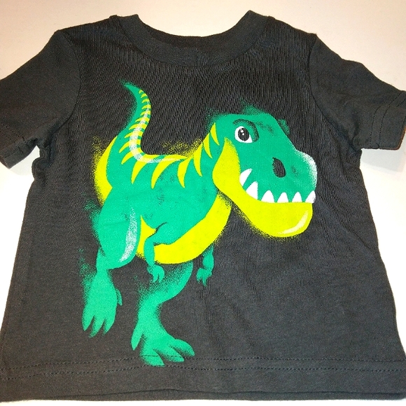 Brand New☆Circo Brand☆Toddler T-Rex Print Short Sleeve T-Shirt~12m - Picture 2 of 6